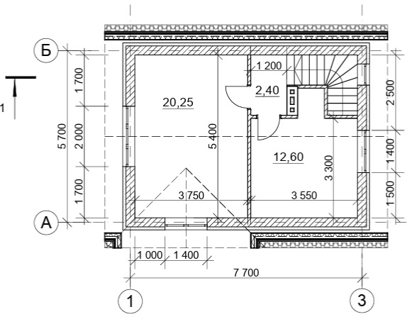 Дом с мансардой до 100м2 превью